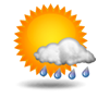 Nuboso con lluvia escasa Nuboso con lluvia escasa